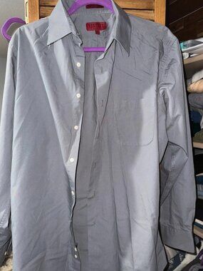 Bergamo New York Button Up Men's shirt size Large